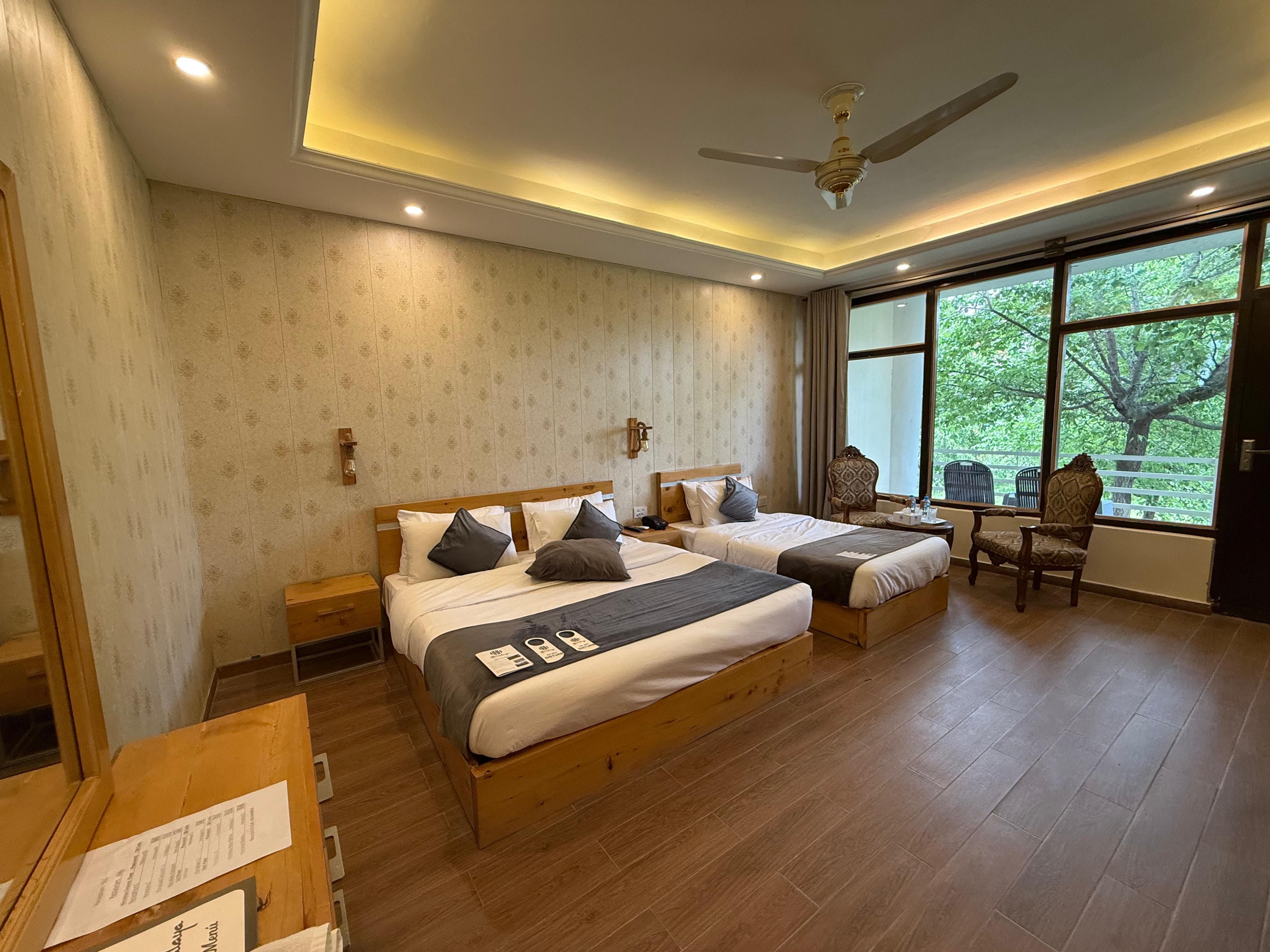 Royal Suite - One Living with two Separate Bedrooms with Balcony